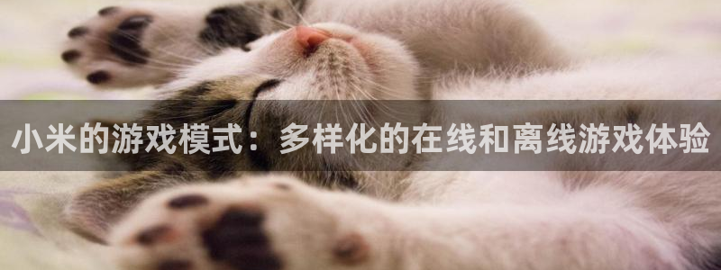 优贝娱乐V5.0最新版本更新内容：小米的游戏模式：多样化的在